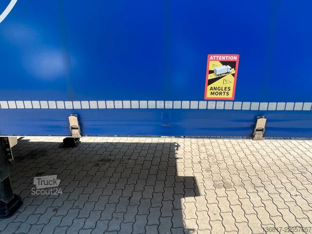 Semirremolque abierto con toldo FLIEGL SDS390 Mega Plane Edscha Liftachse Hubdach ice