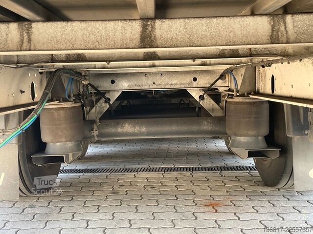 Semirremolque abierto con toldo FLIEGL SDS390 Mega Plane Edscha Liftachse Hubdach ice