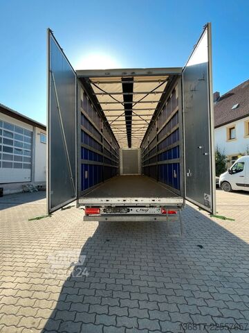 Semirremolque abierto con toldo FLIEGL SDS390 Mega Plane Edscha Liftachse Hubdach ice