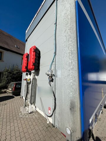 Semirremolque abierto con toldo FLIEGL SDS390 Mega Plane Edscha Liftachse Hubdach ice