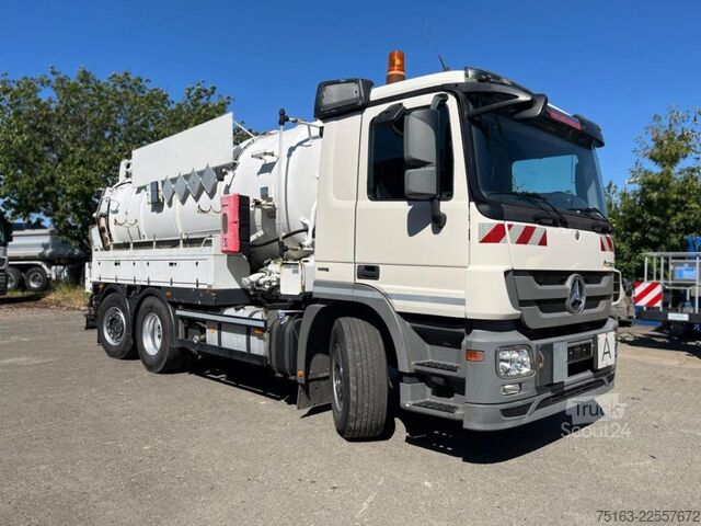 Saugwagen MERCEDES-BENZ Actros 2546 L 6x2  Saug + Spülwagen Müller GGVS