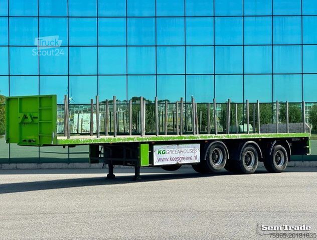Auflieger mit Arbeitsbühne  Happy Trailer 2x STUURAS 1265 CM LANG LIFTAS NIE
