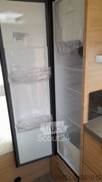 Caravane Knaus Südwind 420 QD 60 YEARS Bugfenster, 142L Kühlsch