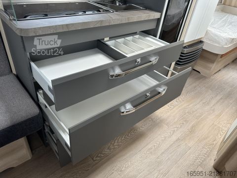 Wohnwagen Hobby De Luxe 515 UHL 2000kgEinzelbettauszugMj.2026