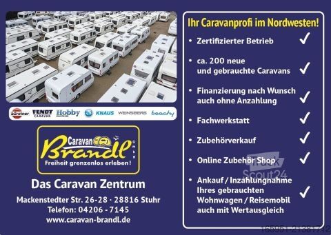 Caravana Hobby Excellent Edition 490 KMF Mod.251800kgTVHalter