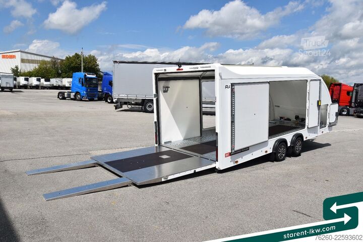Autodraagwagen BRIAN JAMES TRAILERS Race Sport Seilwinde Zusatzrampen Solarpanele