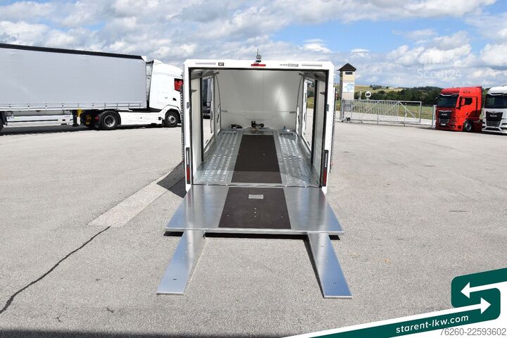 Autodraagwagen BRIAN JAMES TRAILERS Race Sport Seilwinde Zusatzrampen Solarpanele