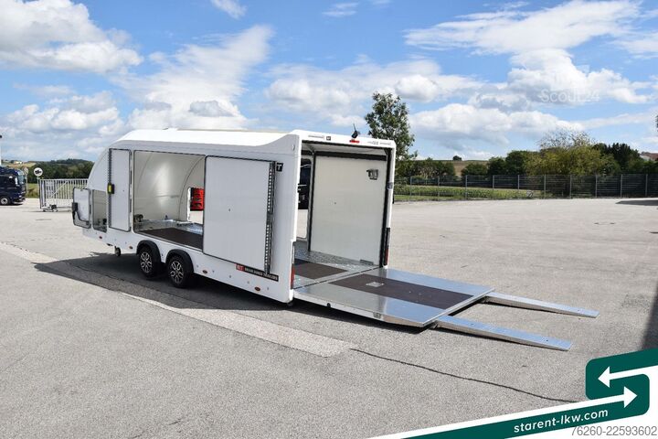 Autodraagwagen BRIAN JAMES TRAILERS Race Sport Seilwinde Zusatzrampen Solarpanele