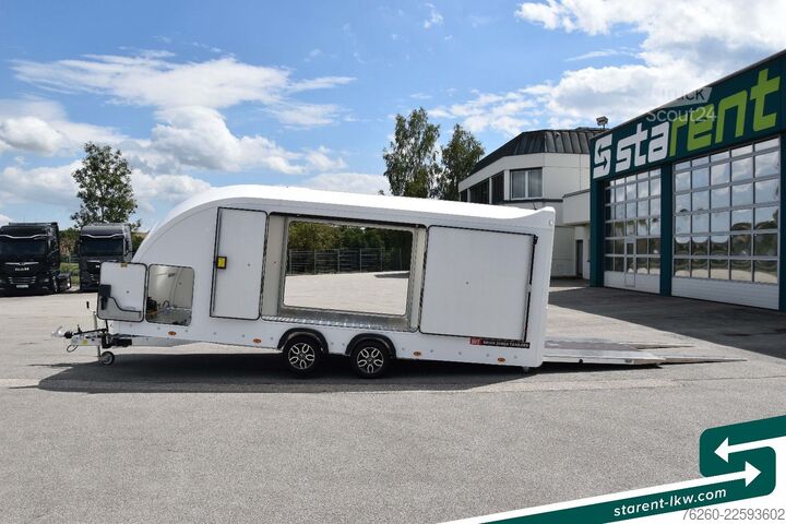 Autodraagwagen BRIAN JAMES TRAILERS Race Sport Seilwinde Zusatzrampen Solarpanele