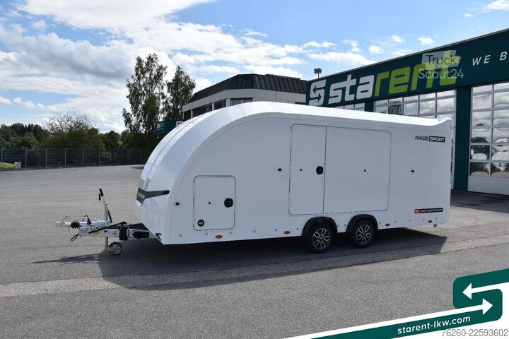Autodraagwagen BRIAN JAMES TRAILERS Race Sport Seilwinde Zusatzrampen Solarpanele
