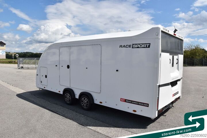 Autodraagwagen BRIAN JAMES TRAILERS Race Sport Seilwinde Zusatzrampen Solarpanele