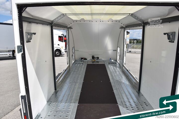 Autodraagwagen BRIAN JAMES TRAILERS Race Sport Seilwinde Zusatzrampen Solarpanele