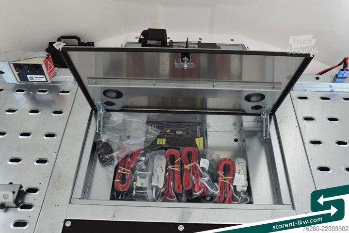 Autodraagwagen BRIAN JAMES TRAILERS Race Sport Seilwinde Zusatzrampen Solarpanele