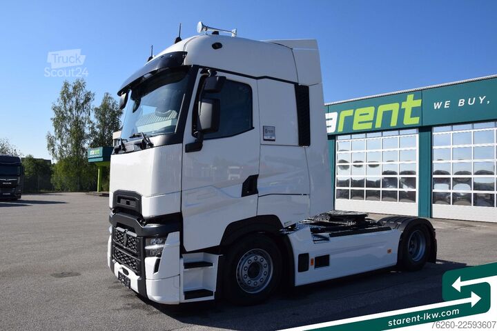 Standardní tahač RENAULT T520 Vollluftfederung Retader Standklima ACC