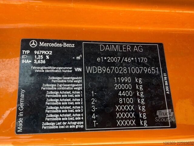 Saugwagen MERCEDES-BENZ Atego 1223 4x2 Euro 6 Hvidtved Cityflex 204