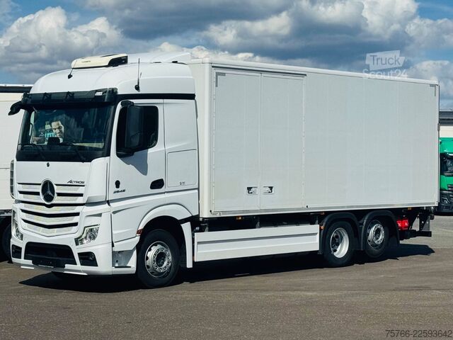 Kutu kamyonu MERCEDES-BENZ ACTROS 2545 L / LBW / SEITENTÜRE / STANDKLIMA