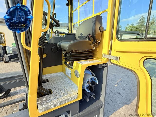 Dört yollu forklift Combilift C3000XL GAS DUPLEX 4550 FORK POSITIONER