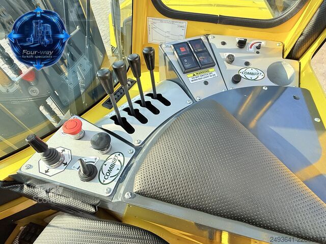 Dört yollu forklift Combilift C3000XL GAS DUPLEX 4550 FORK POSITIONER
