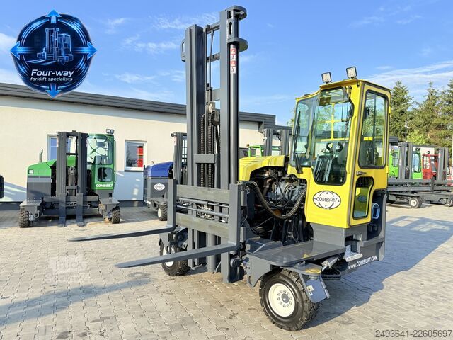 Dört yollu forklift Combilift C3000XL GAS DUPLEX 4550 FORK POSITIONER