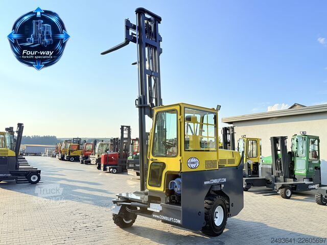 Dört yollu forklift Combilift C3000XL GAS DUPLEX 4550 FORK POSITIONER