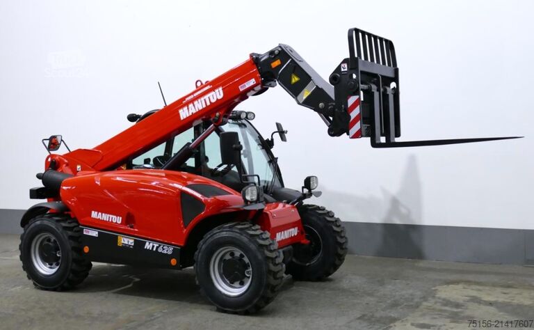 телескопический погрузчик Manitou MT 625 TURBO 4x4x4 ** 6m / 2.5t. **