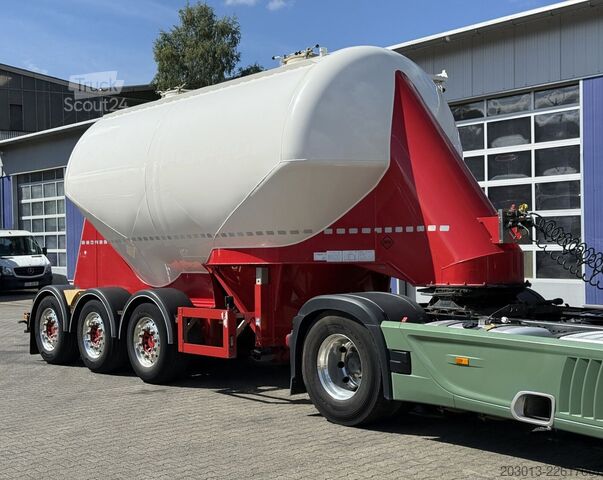 Siilo-puoliperävaunu FELDBINDER FFB Silo Auflieger TEUT 26.3 - 26 m³ Asche Gülle