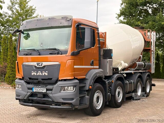 Caminhão betoneira MAN 35.400 8x4 BB CH Betonmischer Liebherr 9 m³