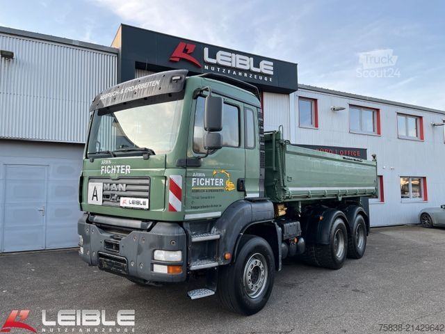 Tre-sidet tipbil MAN TGA 26.430 6x4BB*Meiller Kipper*AP-Achsen*Blatt*