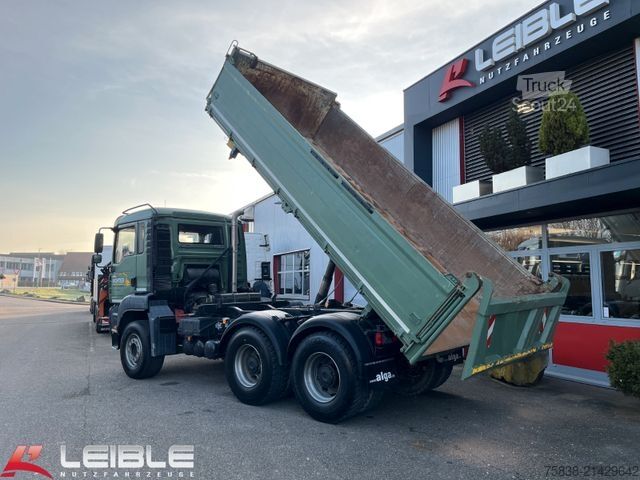 Tre-sidet tipbil MAN TGA 26.430 6x4BB*Meiller Kipper*AP-Achsen*Blatt*
