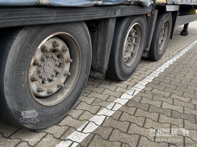 Auflieger mit Pritsche & Plane Schmitz Cargobull Curtainsider Mega