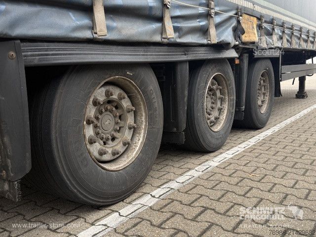 Auflieger mit Pritsche & Plane Schmitz Cargobull Curtainsider Mega