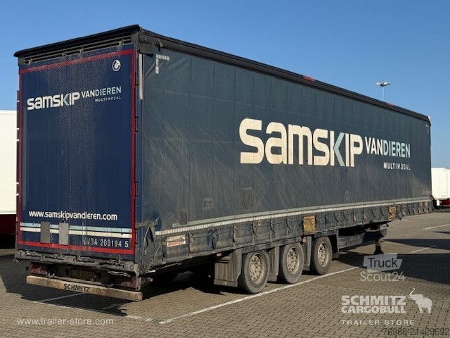 Auflieger mit Pritsche & Plane Schmitz Cargobull Curtainsider Mega