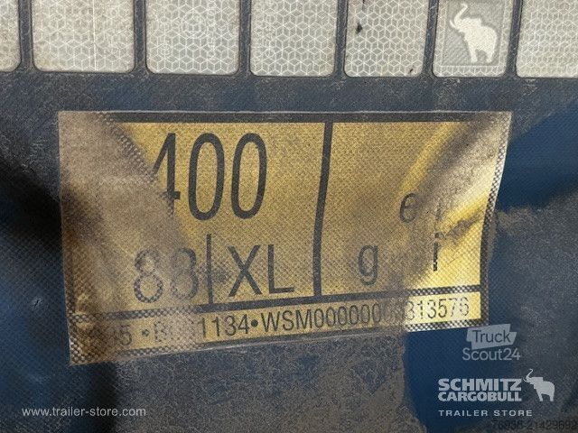 Auflieger mit Pritsche & Plane Schmitz Cargobull Curtainsider Mega