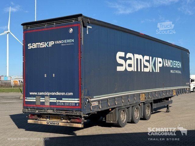 Auflieger mit Pritsche & Plane Schmitz Cargobull Curtainsider Mega