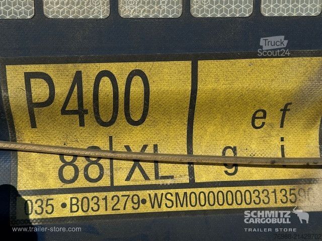 Auflieger mit Pritsche & Plane Schmitz Cargobull Curtainsider Mega