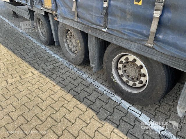Auflieger mit Pritsche & Plane Schmitz Cargobull Curtainsider Mega