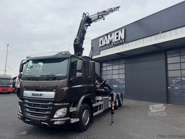 System med krogarm DAF CF 410 6x2 FASSI F 255A.2.25 + AJK Haakarmsysteem
