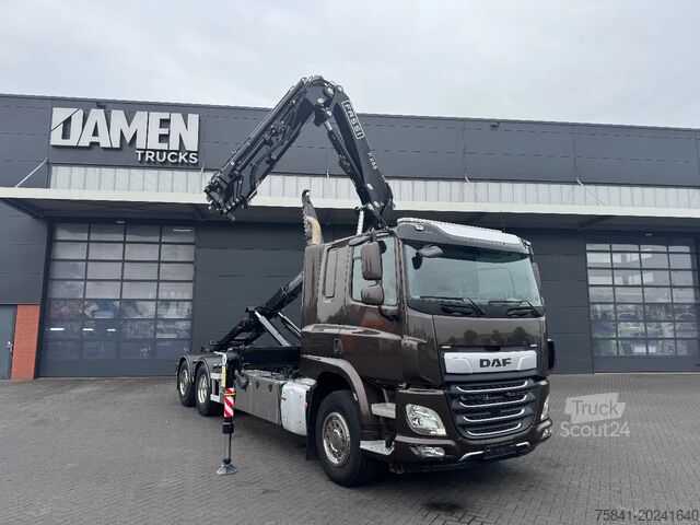 System med krogarm DAF CF 410 6x2 FASSI F 255A.2.25 + AJK Haakarmsysteem