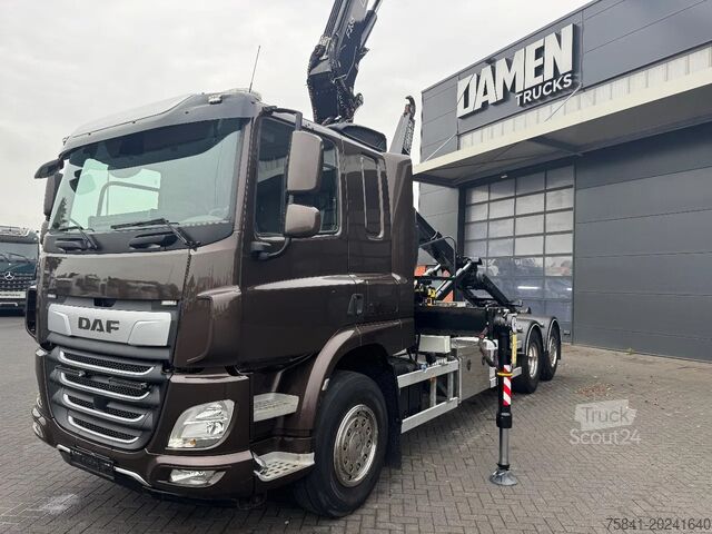 System med krogarm DAF CF 410 6x2 FASSI F 255A.2.25 + AJK Haakarmsysteem