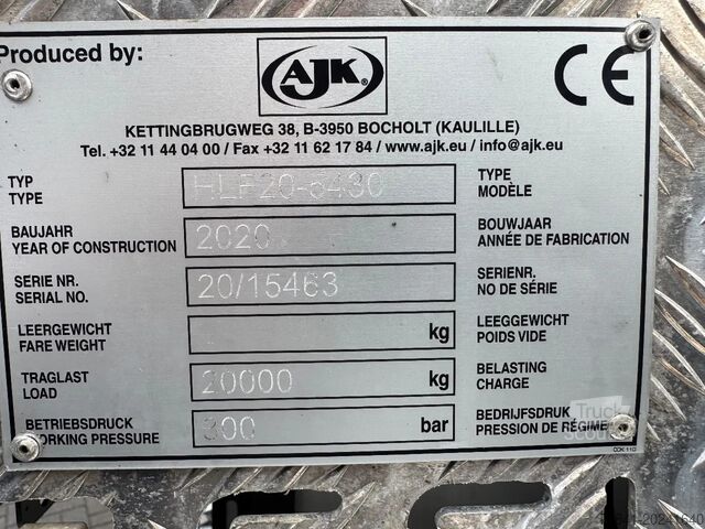 System med krogarm DAF CF 410 6x2 FASSI F 255A.2.25 + AJK Haakarmsysteem