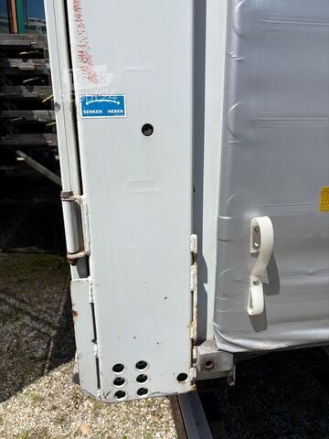 Cassone intercambiabile con pianale e telone Wecon Jumbo XXL Innen 3090 mm Hubdach Verzinkt