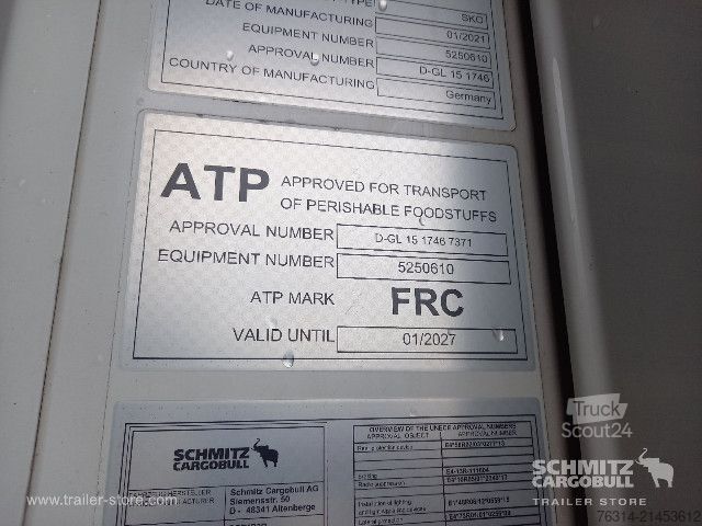 Koeloplegger Schmitz Cargobull Tiefkühler Standard Doppelstock