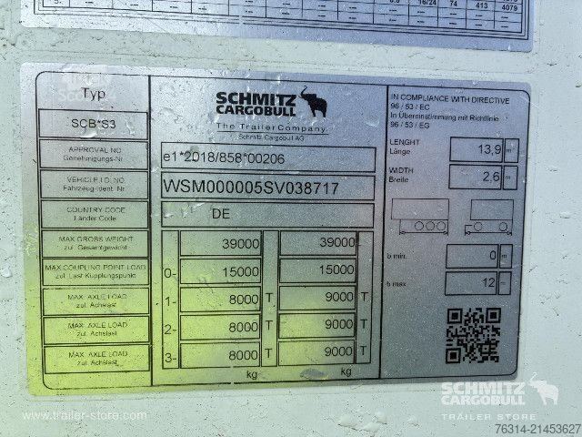 Koeloplegger Schmitz Cargobull Tiefkühler Standard