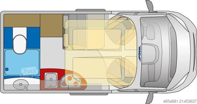 Campervan PÖSSL Vario 499 Fiat 160 PS 9G#AUTARK-MONSTER#AHK