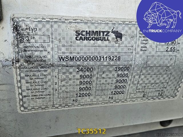 Presenninger, der kan skubbes Schmitz Cargobull 