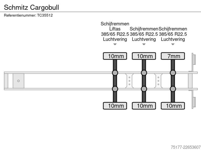 Presenninger, der kan skubbes Schmitz Cargobull 