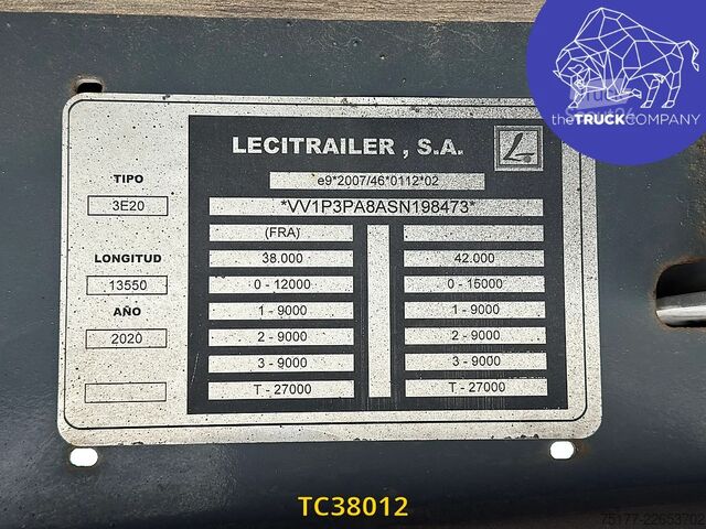 Platform aanhanger LeciTrailer 