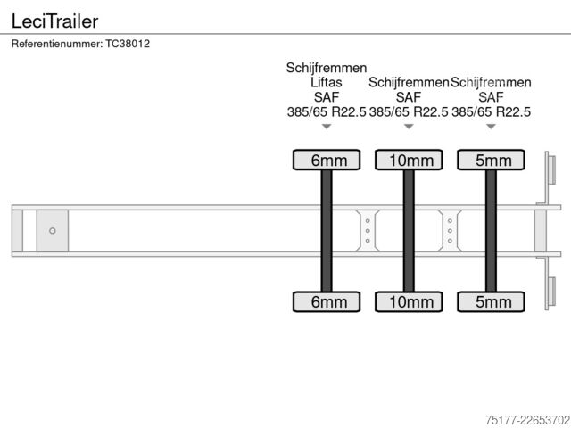 Platform aanhanger LeciTrailer 