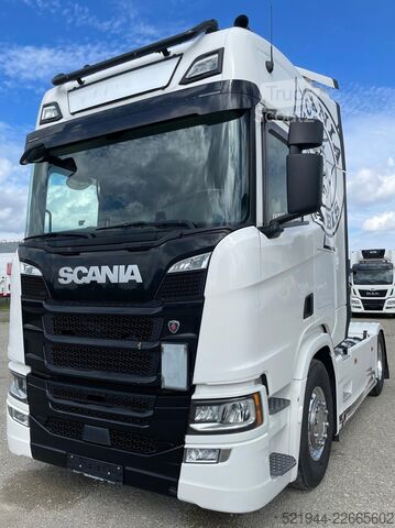 Standard dragbil SCANIA R 450 Voll Luft Full AIR Hydraulik KLIMA