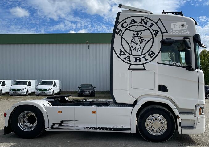 Standard dragbil SCANIA R 450 Voll Luft Full AIR Hydraulik KLIMA